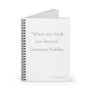 Spiral Notebook - Ruled Line - Think...Become Quote