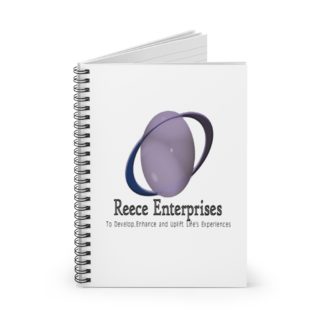 Spiral Notebook - Ruled Line - Reece Enterprises Logo