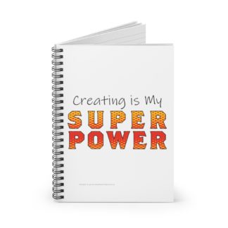 Spiral Notebook - Ruled Line - Super Power