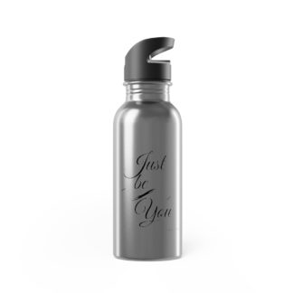 Stainless Steel Water Bottle With Straw, 20oz - Just Be You